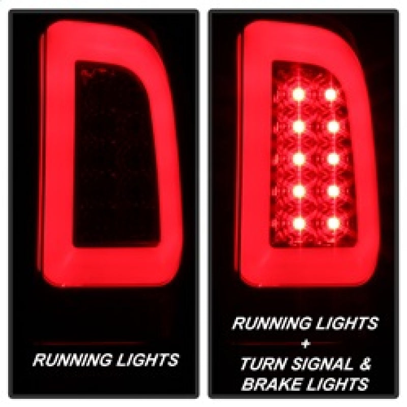 Load image into Gallery viewer, Spyder 97-03 Ford F150 Stylsd. F250 V3 Light Bar LED Tail Lights - Red/Clr ALT-YD-FF15097V3-LBLED-RC
