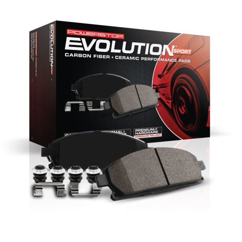 Load image into Gallery viewer, Power Stop 02-06 Cadillac Escalade Rear Z23 Evolution Sport Brake Pads w/Hardware
