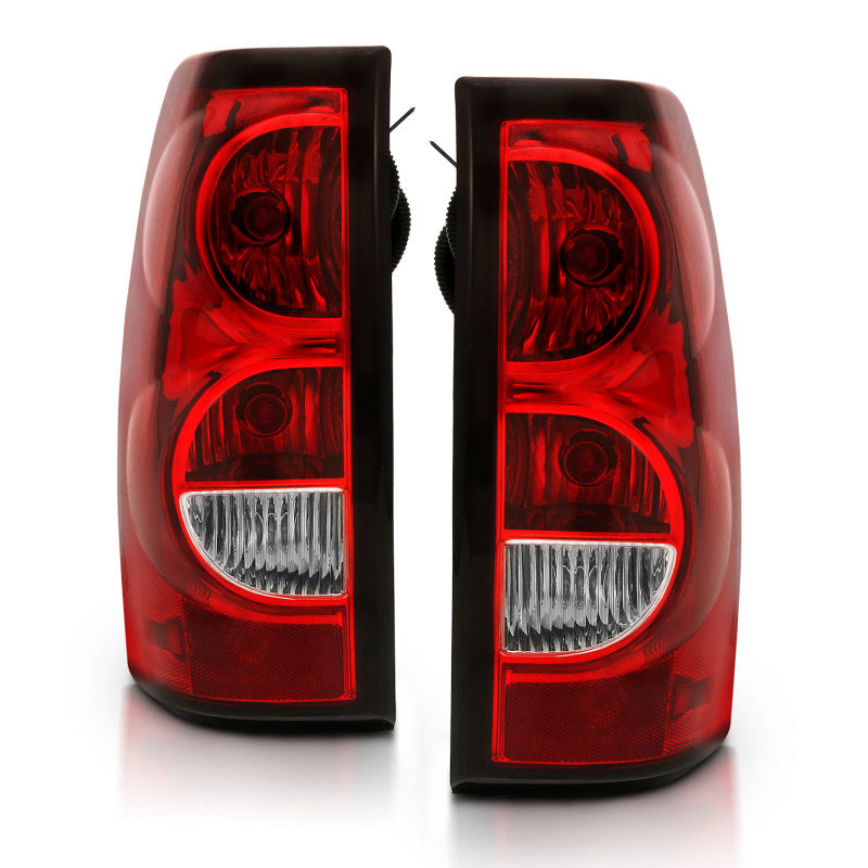 Load image into Gallery viewer, ANZO 2004-2007 Chevy Silverado Taillight Red/Clear Lens w/Black Trim (OE Replacement)
