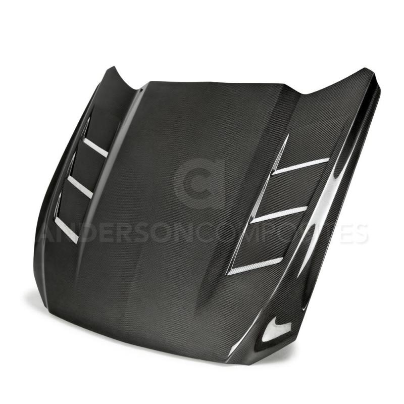 Load image into Gallery viewer, Anderson Composites 15-17 Ford Mustang (Excl. GT350/GT350R) Heat Extractor Double Sided Hood
