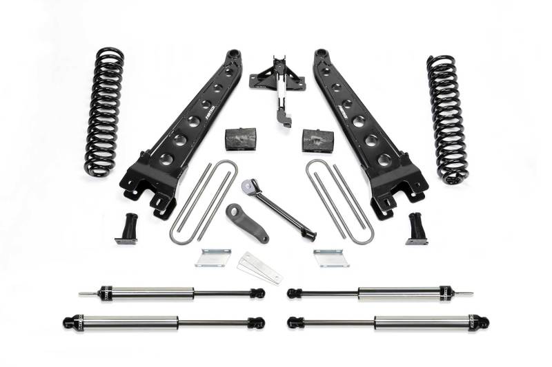 Load image into Gallery viewer, Fabtech 17-21 Ford F250/F350 4WD Gas 4in Rad Arm Sys w/Coils &amp; Dlss Shks
