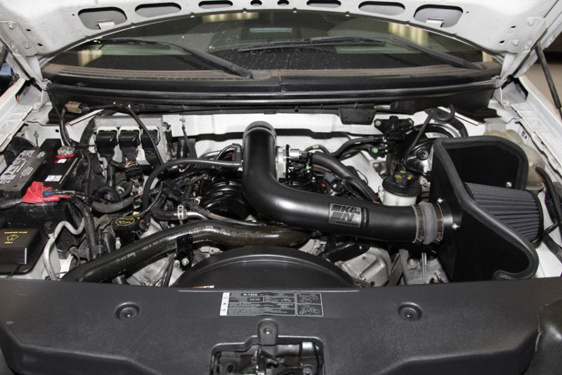 Load image into Gallery viewer, K&amp;N 04-08 Ford F150 V8-5.4L/04-07 Ford Lobo 5.4L V8 Blackhawk Perf Intake Kit
