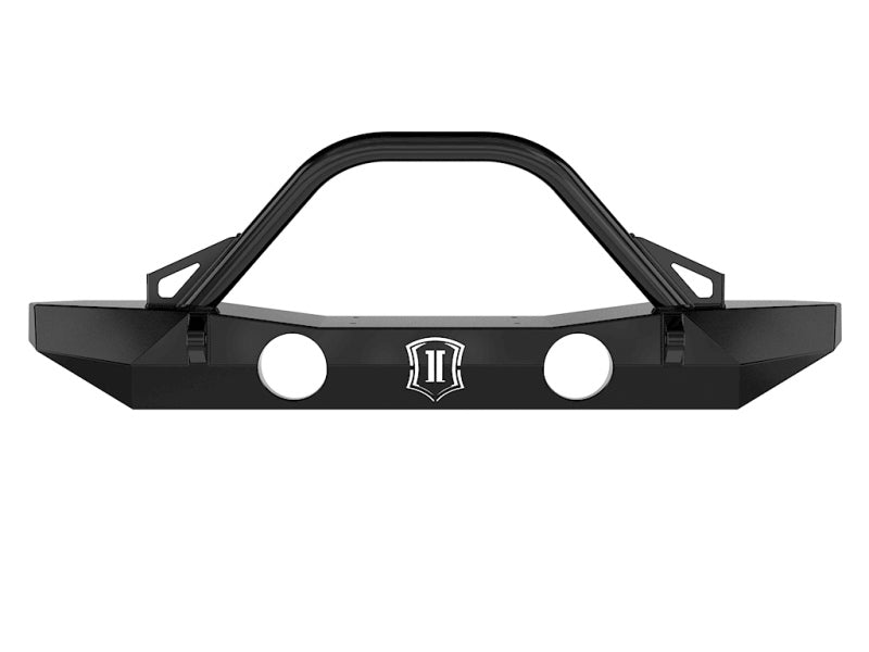 Load image into Gallery viewer, ICON 07-18 Jeep Wrangler JK Pro Series Mid Width Front Bumper w/Bar/Tabs
