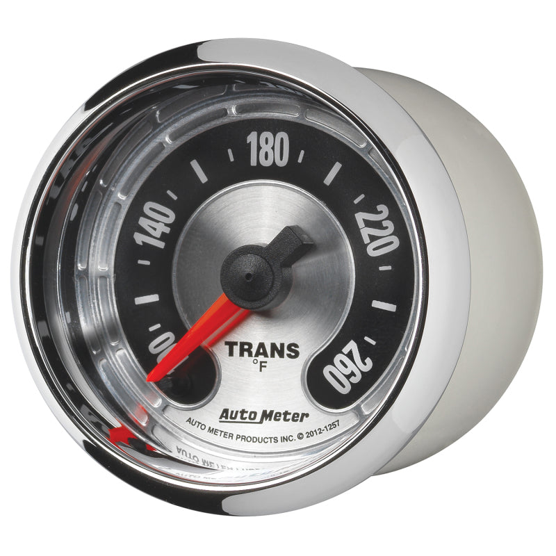 Load image into Gallery viewer, Autometer American Muscle 52mm Full Sweep Electric 100-260 Deg F Transmission Temperature Gauge
