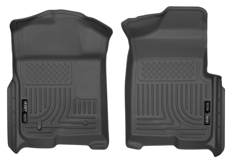 Load image into Gallery viewer, Husky Liners 09-12 Ford F-150 Regular/Super/Super Crew Cab WeatherBeater Black Floor Liners
