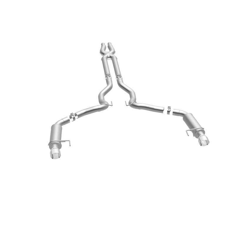 Load image into Gallery viewer, MagnaFlow Cat Back, SS, 3in, Competition, Dual Split Polished 4.5in Tips 2015 Ford Mustang GT V8 5.0
