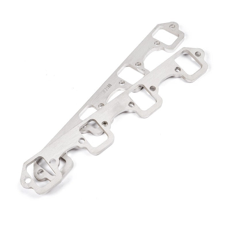 Load image into Gallery viewer, Stainless Works SBF Rectangular Shaped Port Header 304SS Exhaust Flanges 1-7/8in Primaries (2in BP)
