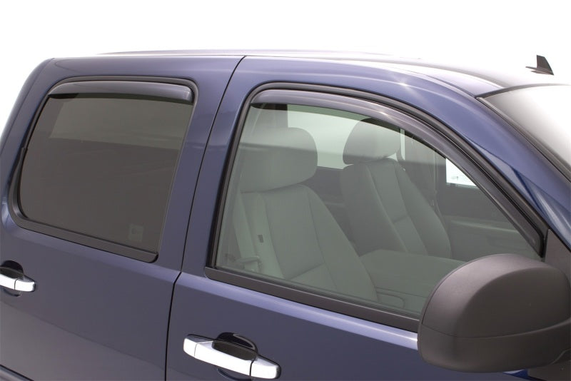 Load image into Gallery viewer, AVS 07-13 Chevy Avalanche Ventvisor In-Channel Front &amp; Rear Window Deflectors 4pc - Smoke
