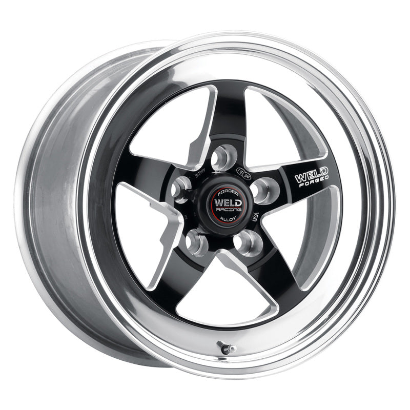 Load image into Gallery viewer, Weld S71 15x17.33 / 5x4.75 BP / 5.5in. BS Black Wheel (Medium Pad) - Non-Beadlock
