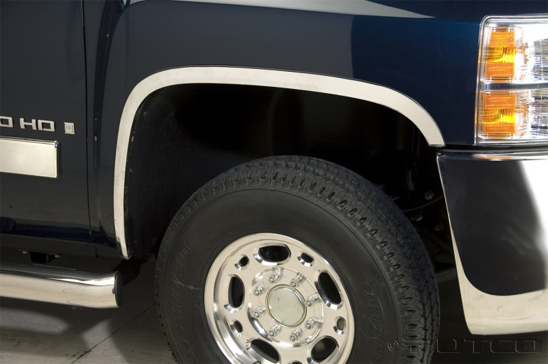 Load image into Gallery viewer, Putco 15-19 Chevy Silverado HD (Does not Fit Dually) Stainless Steel Fender Trim
