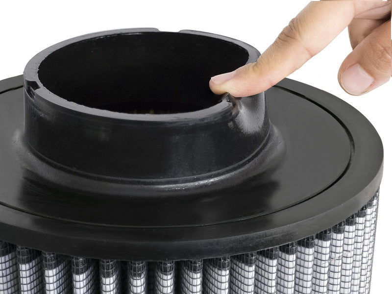 Load image into Gallery viewer, aFe Magnum FLOW Universal Air Filter w/ Pro DRY S Media 4 F x 8-1/2in B x 8-1/2in T x 11in H
