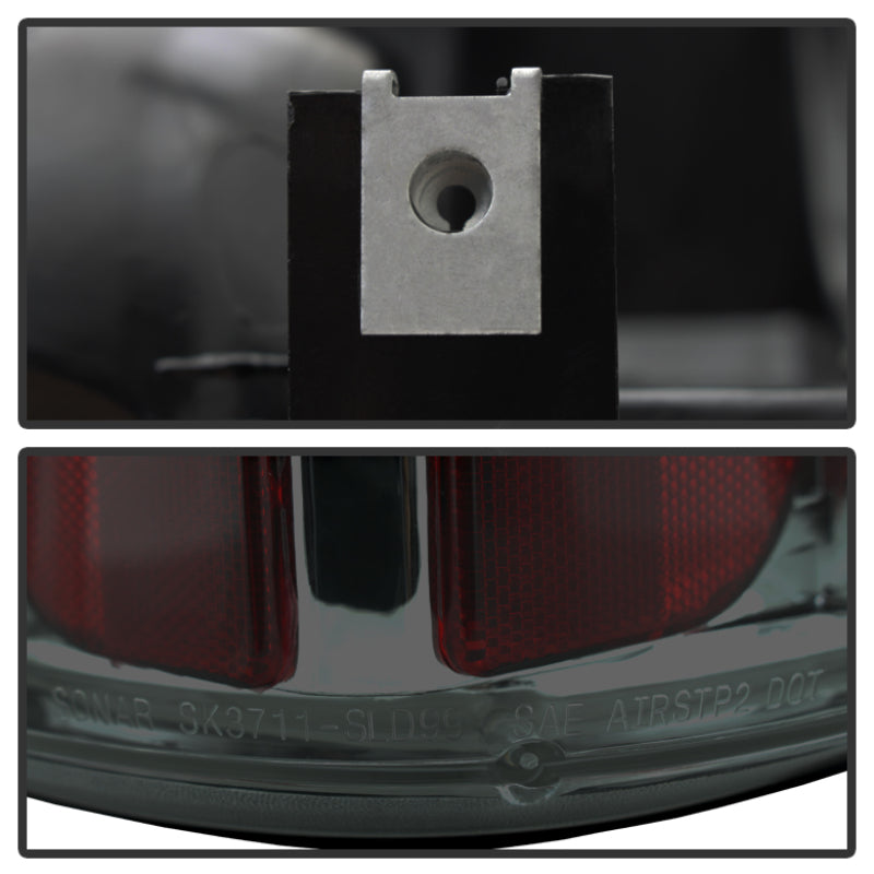 Load image into Gallery viewer, Spyder Chevy Silverado 1500/2500 99-02 (Not Stepside) Euro Style Tail Lights Smke ALT-YD-CS99-SM
