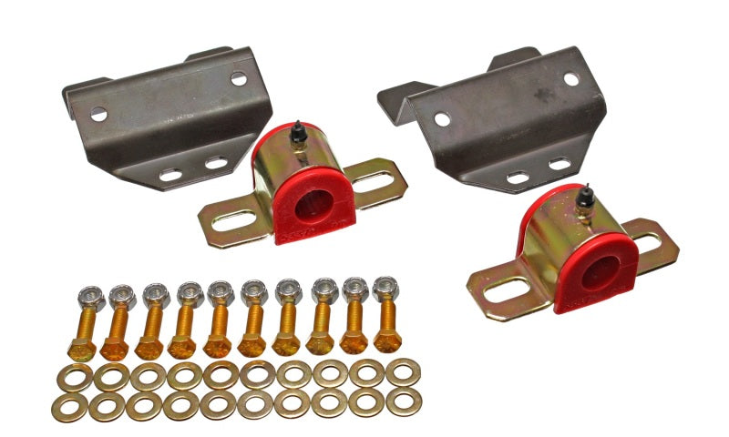 Load image into Gallery viewer, Energy Suspension 67-72 Dodge Dart / 65-69 Charger Red 15/16in Greaseable Bushing Adapter Kit
