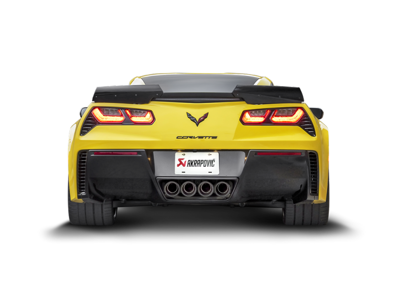 Load image into Gallery viewer, Akrapovic 14-17 Chevrolet Corvette Z06 (C7) Slip-On Line (Titanium) w/ Carbon Tips
