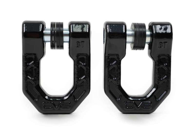 Load image into Gallery viewer, DV8 Offroad Elite Series D-Ring Shackles - Pair (Black)
