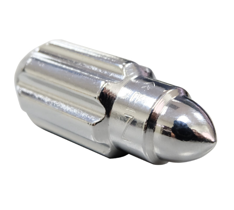 Load image into Gallery viewer, NRG 500 Series M12 X 1.5 Bullet Shape Steel Lug Nut Set - 21 Pc w/Lock Key - Silver
