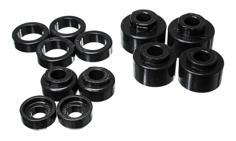 Load image into Gallery viewer, Energy Suspension 2005-07 Ford F-250/F-350 SD 2/4WD Reg Cab Body Mount Set - Black
