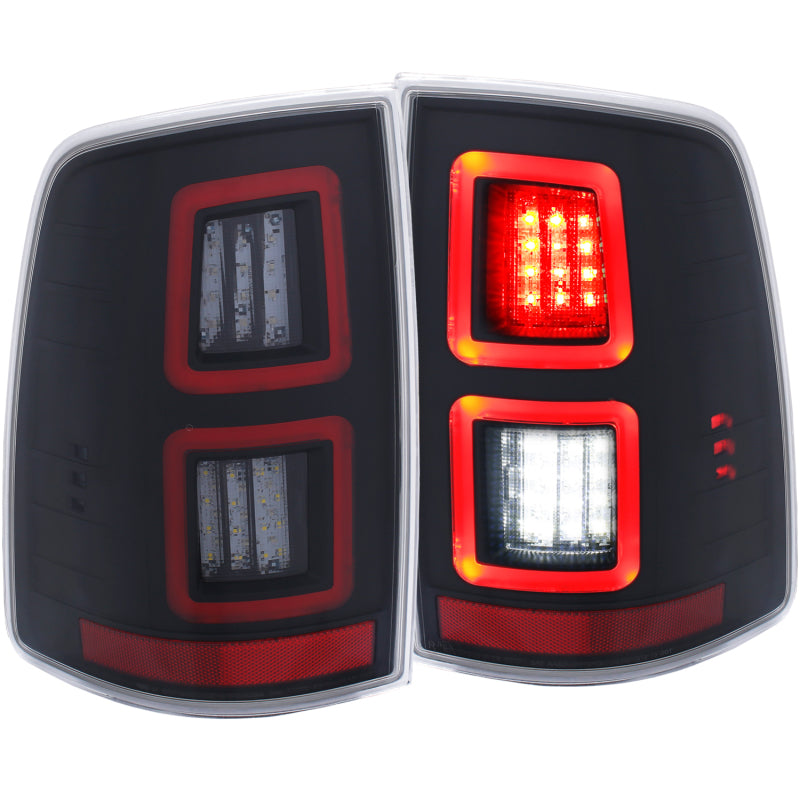 Load image into Gallery viewer, ANZO LED Black 13-17 Dodge Ram 1500/2500/3500 LED Taillights Black
