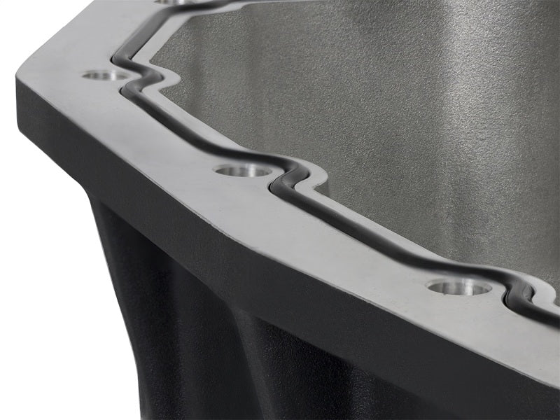 Load image into Gallery viewer, AFE Pro Series Engine Oil Pan Black w/Machined Fins; 11-16 Ford Powerstroke V8-6.7L (td)
