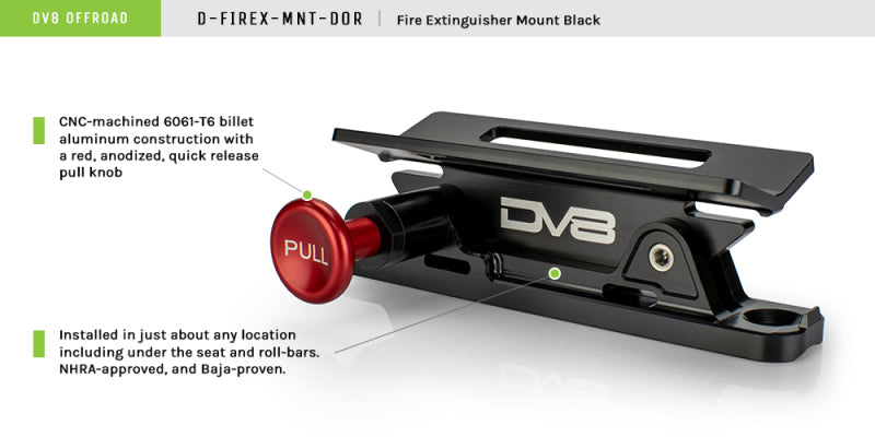 Load image into Gallery viewer, DV8 Offroad Quick Release Fire Extinguisher Mount
