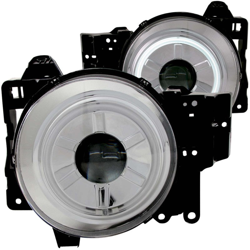 Load image into Gallery viewer, ANZO 2007-2013 Toyota Fj Cruiser Projector Headlights w/ Halo Chrome
