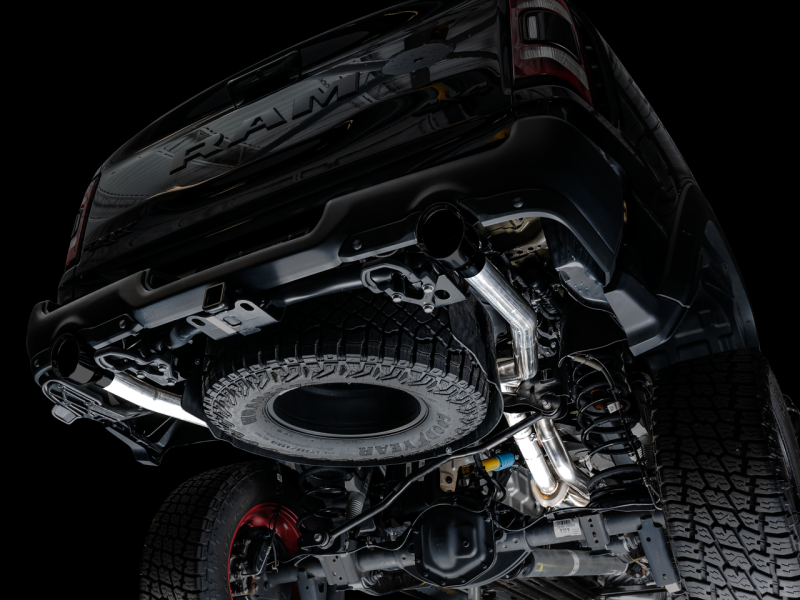 Load image into Gallery viewer, AWE Tuning 2021 RAM 1500 TRX 0FG Cat-Back Exhaust - Diamond Black Tips
