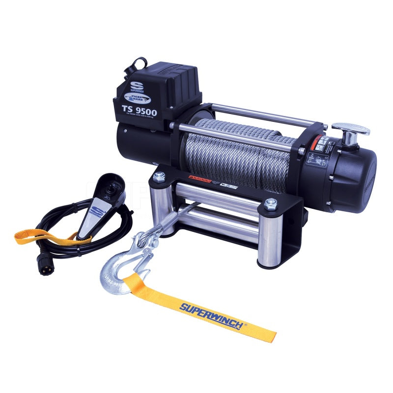 Load image into Gallery viewer, Superwinch 9500 LBS 12V DC 11/32in x 95ft Steel Rope Tiger Shark 9500 Winch
