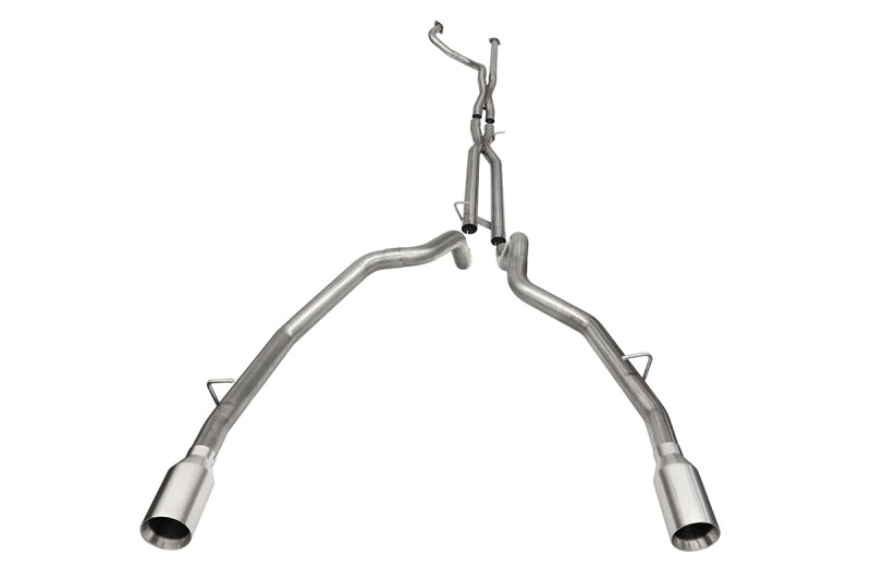 Load image into Gallery viewer, Corsa 2021-2024 Dodge Ram TRX Crew Cab Baja Catback Exhaust Dual Rear Satin Tip
