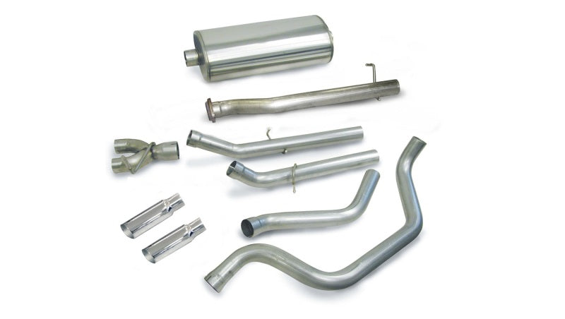 Load image into Gallery viewer, Corsa 1999-2007 Chevrolet Silverado Reg. Cab/Long Bed 1500 4.8L V8 Polished Sport Cat-Back Exhaust
