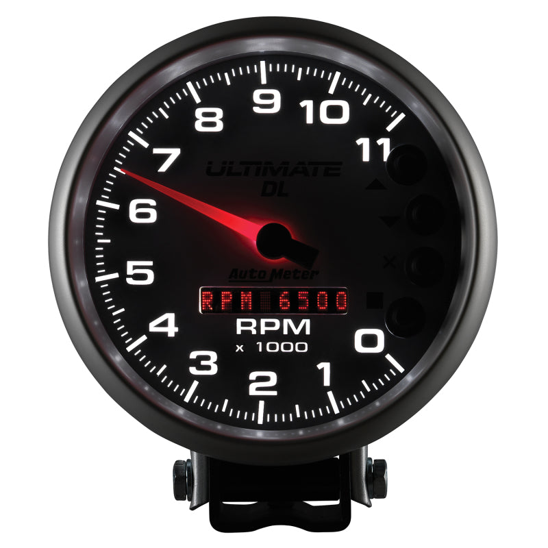 Load image into Gallery viewer, Autometer 5 inch Ultimate DL Playback Tachometer 11000 RPM - Silver
