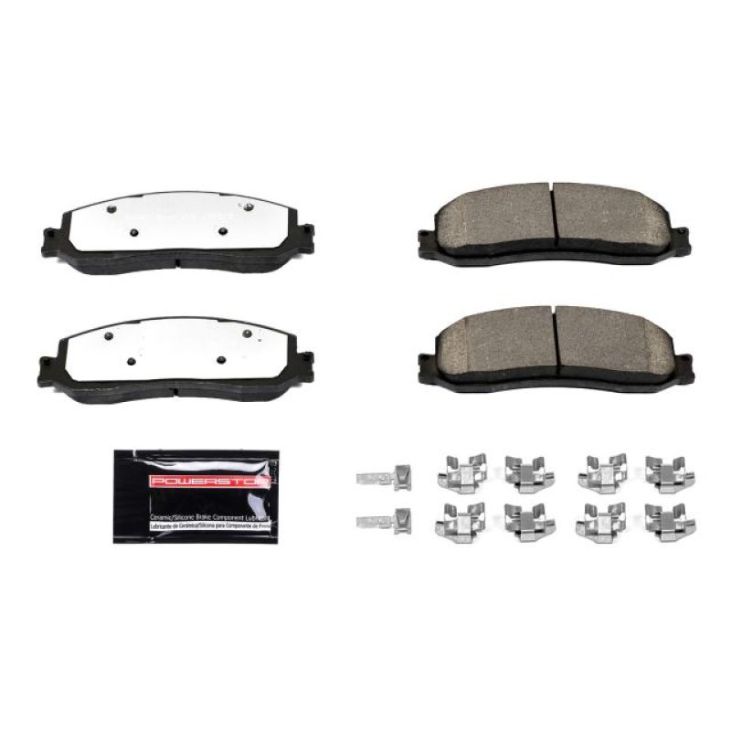Load image into Gallery viewer, Power Stop 2012 Ford F-250 Super Duty Front Z36 Truck &amp; Tow Brake Pads w/Hardware
