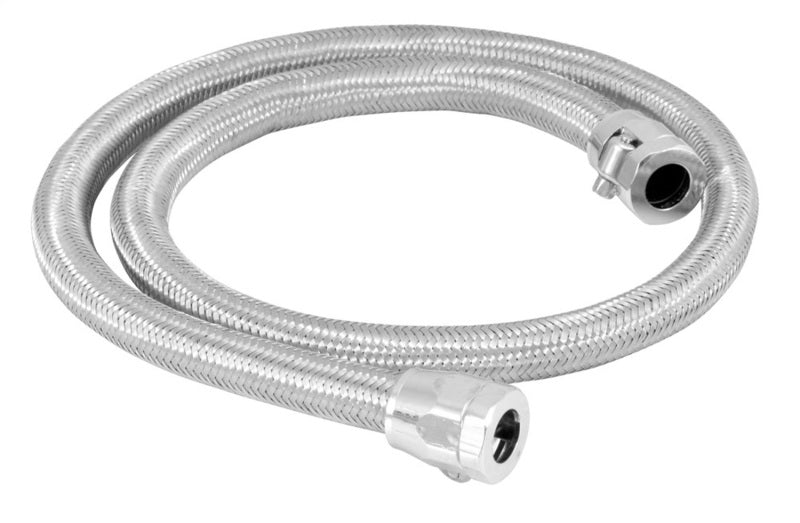 Load image into Gallery viewer, Spectre Stainless Steel Flex Fuel Line 3/8in. ID - 3ft. w/Chrome Clamps
