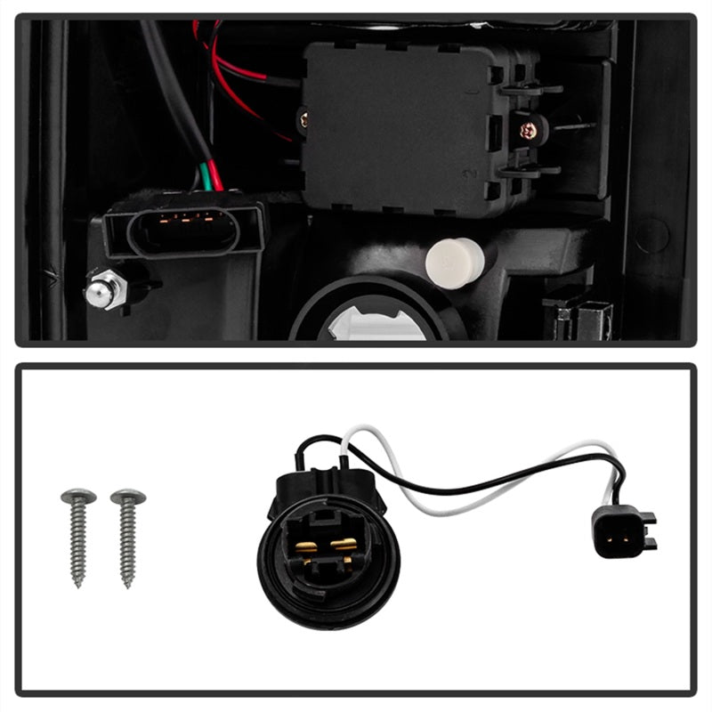 Load image into Gallery viewer, Spyder Dodge Ram 07-08 1500 Version 2 LED Tail Lights - Red Clear ALT-YD-DRAM06V2-LED-RC
