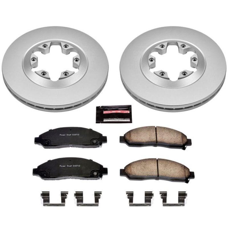 Load image into Gallery viewer, Power Stop 04-08 Chevrolet Colorado Front Z17 Evolution Geomet Coated Brake Kit

