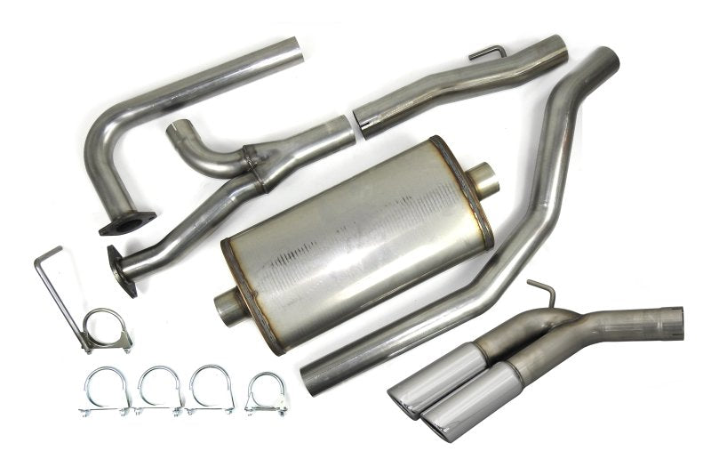 Load image into Gallery viewer, JBA 04-20 Nissan Titan 5.6L 409SS Pass Side Dual Exit Cat-Back Exhaust
