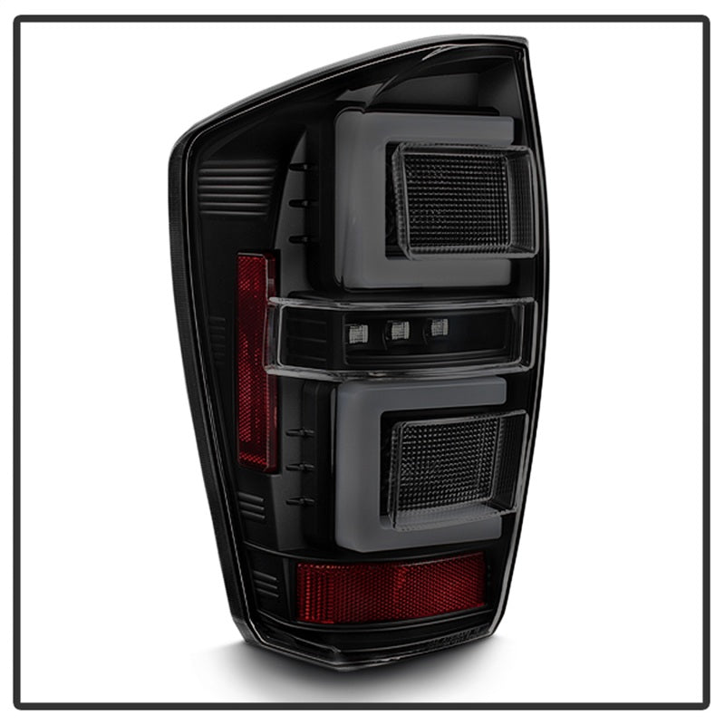 Load image into Gallery viewer, Spyder 16-17 Toyota Tacoma LED Tail Lights - Black Smoke (ALT-YD-TT16-LED-BSM)
