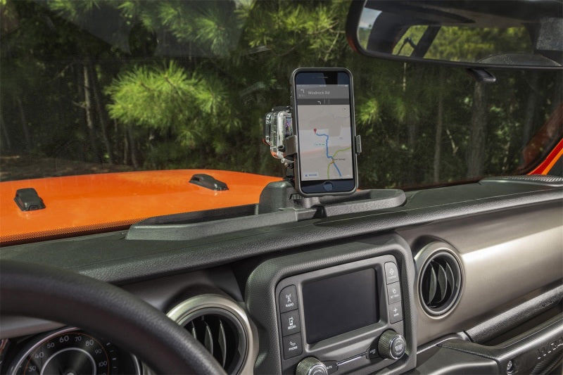 Load image into Gallery viewer, Rugged Ridge Dash Multi-Mount w/Phone Holder 18-20 Jeep JL/JT
