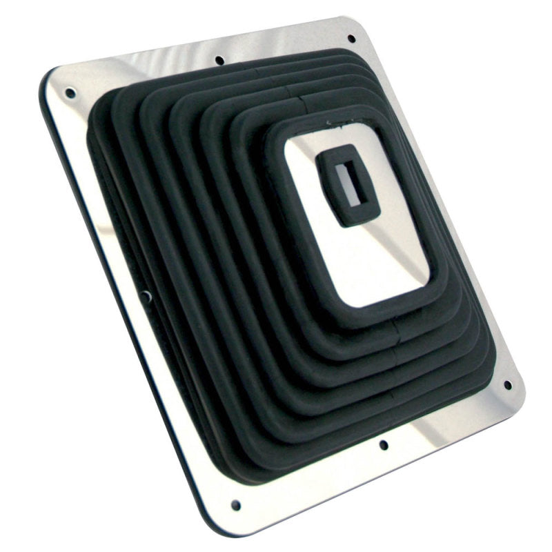 Load image into Gallery viewer, Spectre Shift Boot (Large) - Black Rubber w/Chrome Plated Steel Installation Ring
