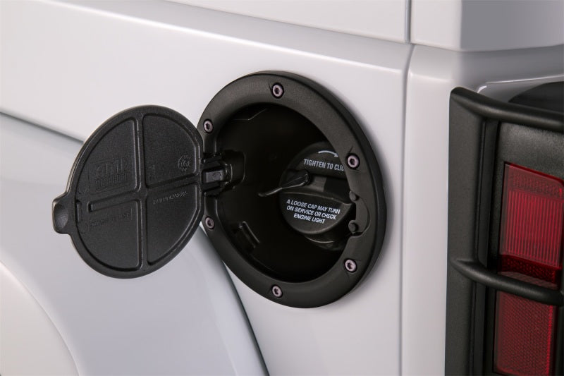 Load image into Gallery viewer, AMP Research 2007-2017 Jeep Wrangler JK 2/4 Door Fuel Door - Black
