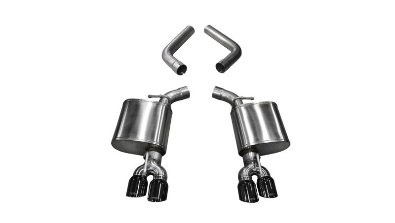 Load image into Gallery viewer, Corsa 2015-23 Dodge Challenger 6.4L/17-19 Challenger 5.7L Black Sport Axle-Back Exhaust w/3.5in Tips
