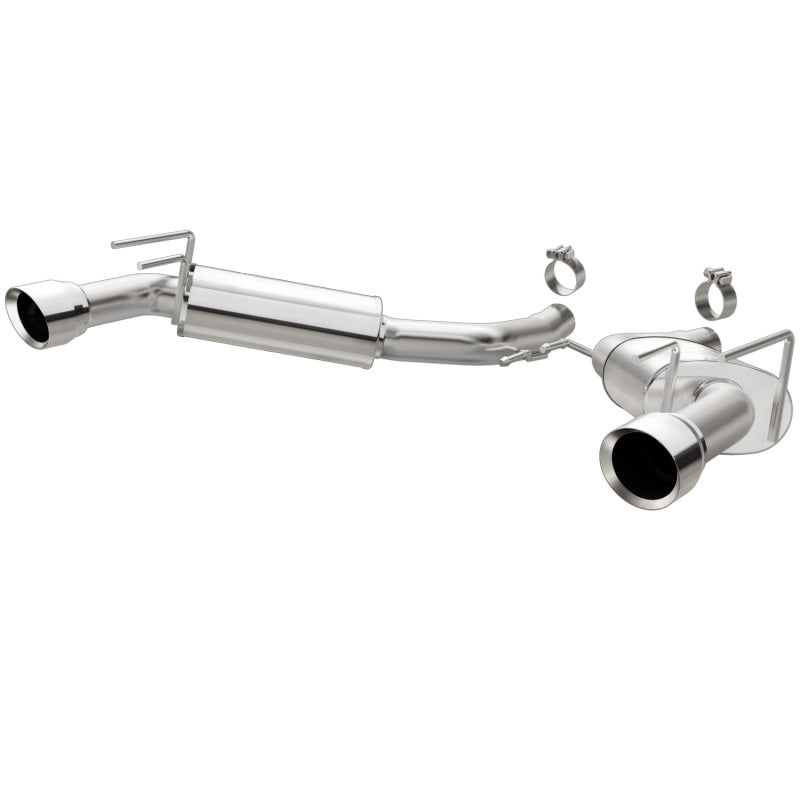 Load image into Gallery viewer, MagnaFlow Street Series Axle Back 14-15 Chevy Camaro 6.2L V8 SS Polished Dual Split Rear Exit
