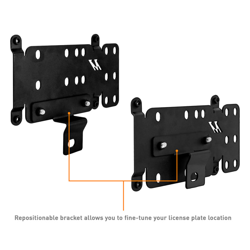 Load image into Gallery viewer, Mishimoto 2022+ Ford Bronco Capable Bumper License Plate Relocation
