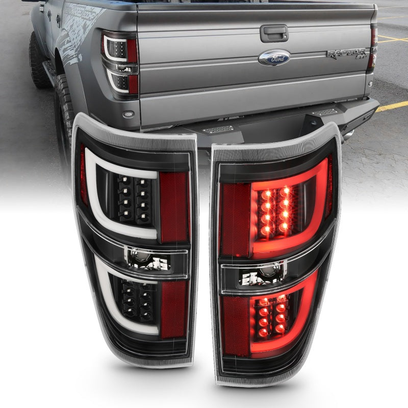 Load image into Gallery viewer, ANZO 2009-2013 Ford F-150 LED Taillights Black
