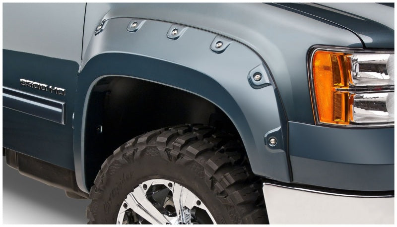 Load image into Gallery viewer, Bushwacker 11-14 GMC Sierra 2500 HD Boss Pocket Style Flares 2pc - Black
