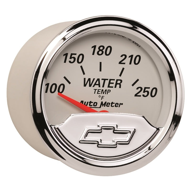 Load image into Gallery viewer, Autometer Chevy Vintage 2in 100-250 Deg F Short Sweep Electronic Water Temp Gauge
