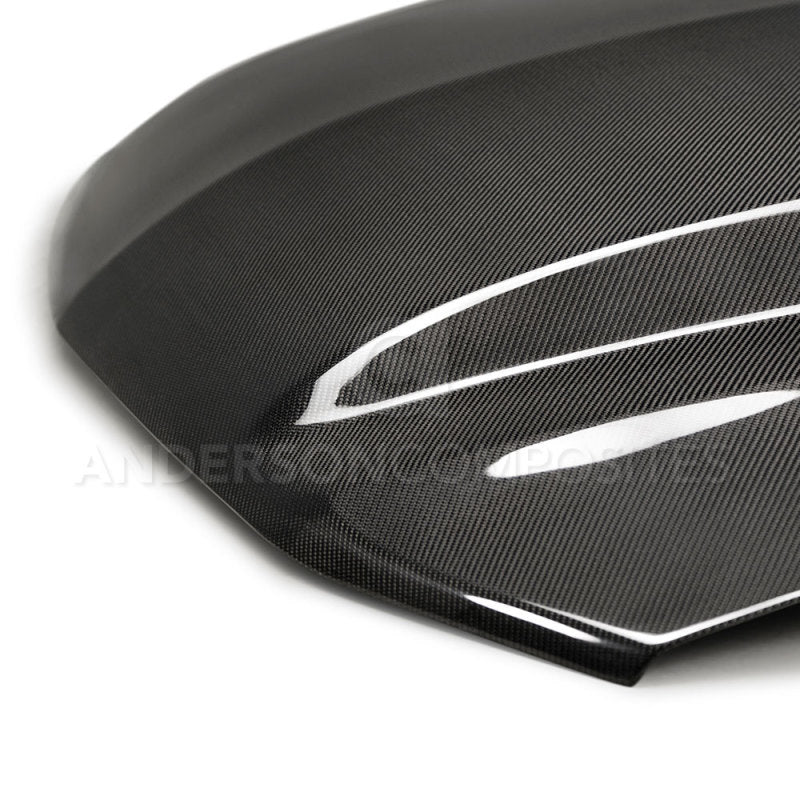 Load image into Gallery viewer, Anderson Composites 2013-2014 Ford Mustang Type-CJ Carbon Fiber Cowl Hood
