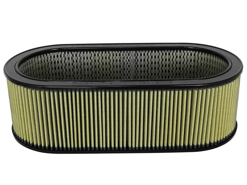Load image into Gallery viewer, aFe MagnumFLOW Air Filters Round Racing PG7 A/F PG7 Oval Filter (18.13 x 7.25 x 6.0 w/EM)
