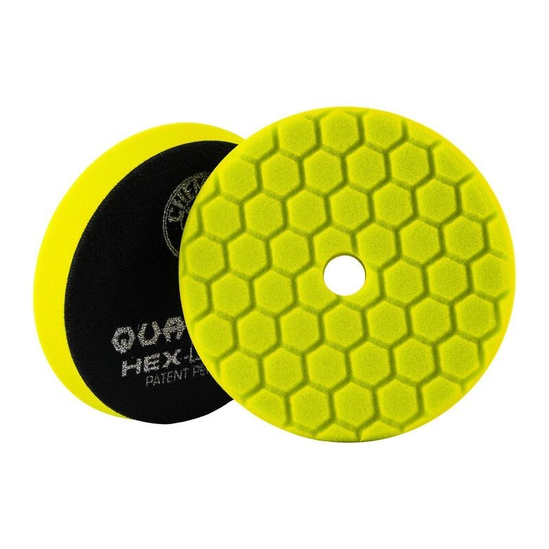 Load image into Gallery viewer, Chemical Guys Hex-Logic Quantum Heavy Cutting Pad - Yellow - 6.5in
