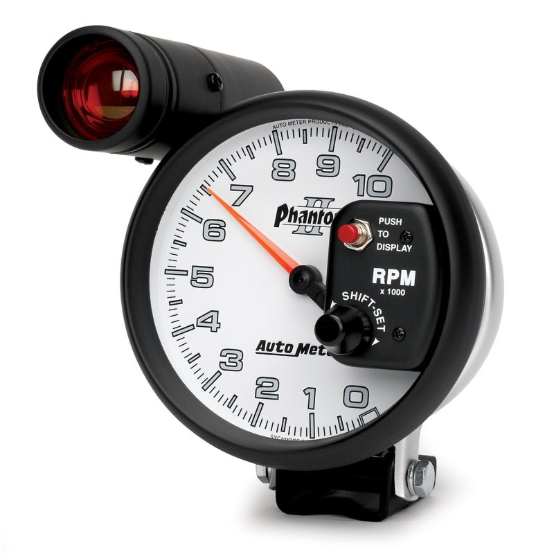 Load image into Gallery viewer, Autometer 5 inch Pedestal Mount 10000 RPM Shift-Lite Tachometer
