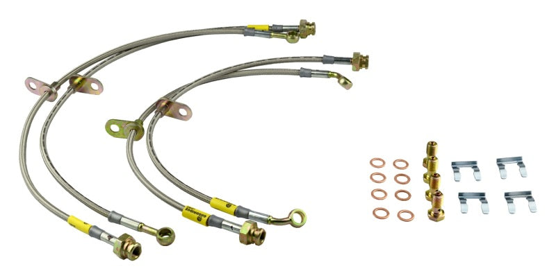 Load image into Gallery viewer, Goodridge 10-15 Chevrolet Camaro Stainless Steel Brake Line Kit
